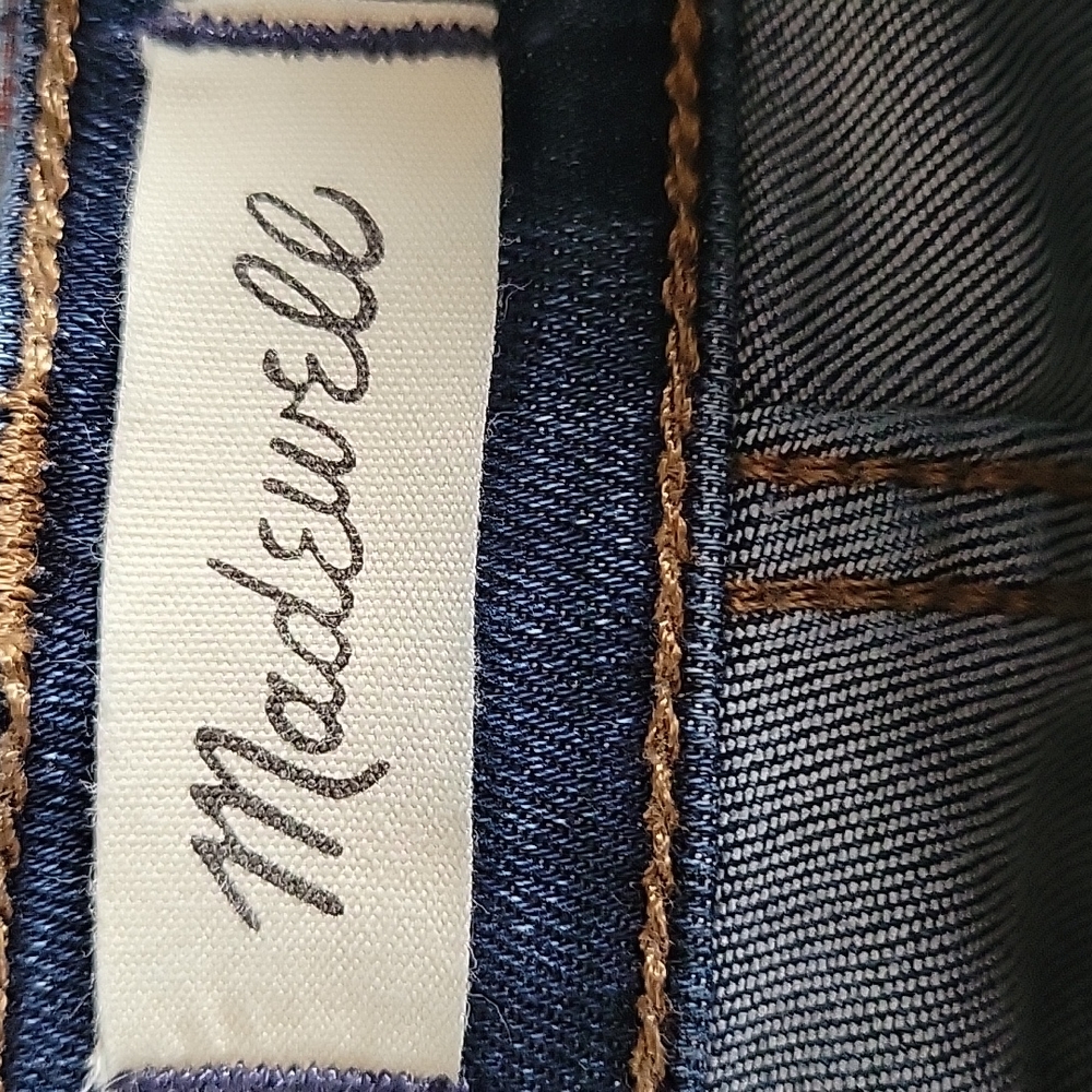 🌻 Madewell Women's 10" High-rise Skinny Jeans Size 26P - Picture 8 of 9